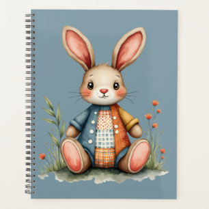 Launischer Patchwork-Hasen-Häuschen-Waldland-Stil Planer
