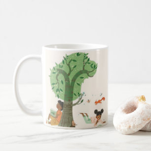 Launischer Wald-Ruhe-Kind- Wesen-Sanfte-Momente-Ta Kaffeetasse