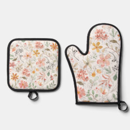 Launischer Wind Ofenhandschuh & Topflappen-Set