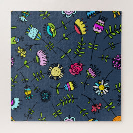 Launisches florales Muster Art Design