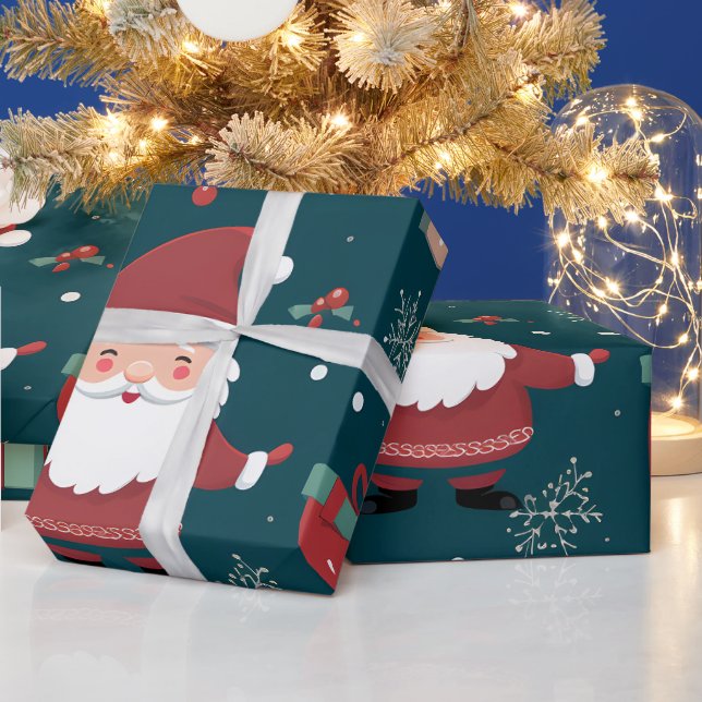 Launisches Gnomie-Liebesherz Weihnachtsfeiertag Geschenkpapier (Feiertage)