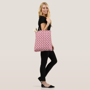 Launisches Wasserfarben-Schmetterling- und Kirschm Tasche