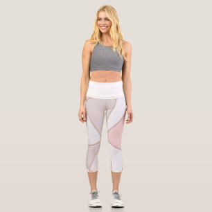 Launisches Wildblumen-Wasserfarbmuster Damen- Le Capri Leggings