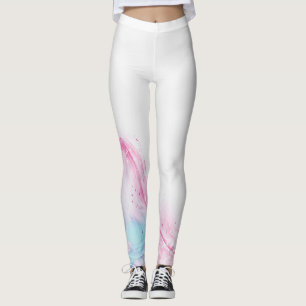 Launisches Wildblumen-Wasserfarbmuster Damen- Le Leggings