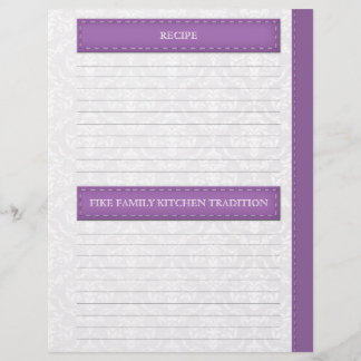 Laura Grinstead - Pages de Recette Gris Violet Gri