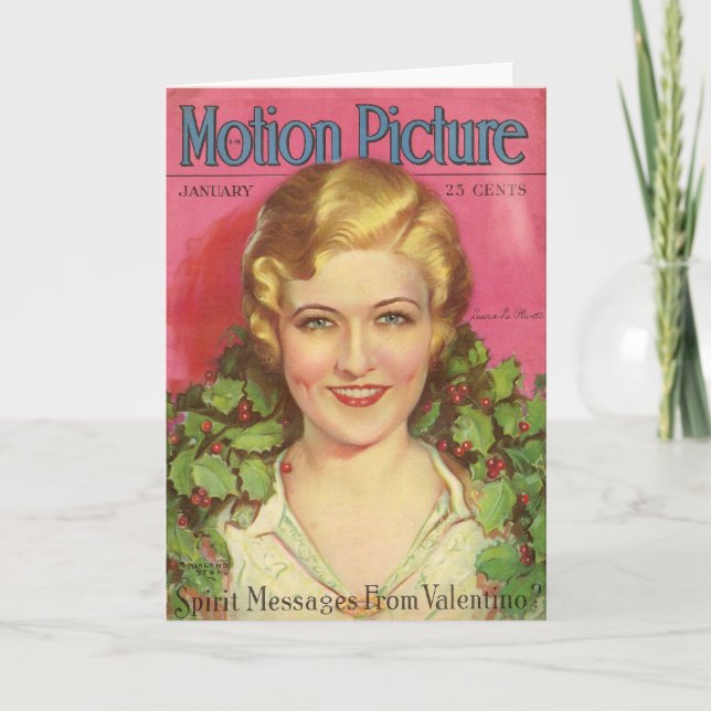 Laura LaPlante Weihnachtskarte Feiertagskarte (Vorderseite)