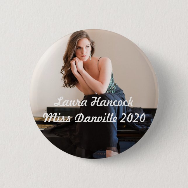 Laura Miss Danville Button (Vorderseite)