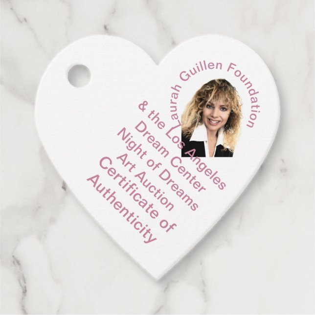 Laurah Guillen Foundation Geschenkanhänger (Vorderseite)