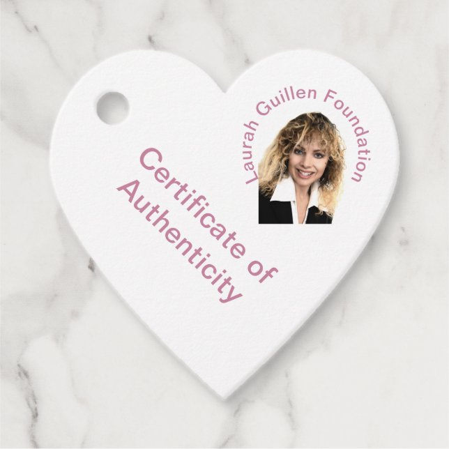 Laurah Guillen Foundation Geschenkanhänger (Vorderseite)
