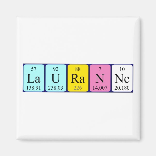 Lauranne Periodenmagnet Magnet (Vorne)