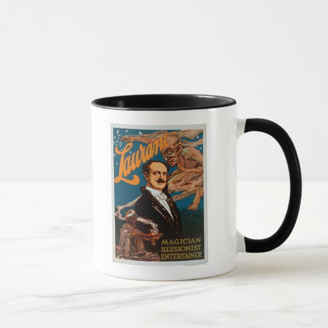 Laurant Magician, Illusionist, Entertainer Magic Tasse (Rechts)