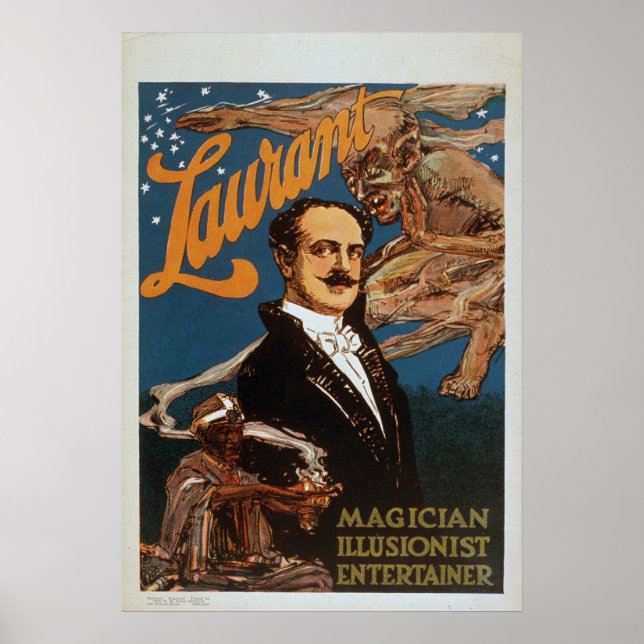 Laurant Magician Illusionist VAUDEVILLE Poster (Vorne)