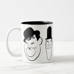 Laurel and Hardy Zweifarbige Tasse