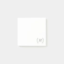 Laurel Branch Monogram Post-it Klebezettel