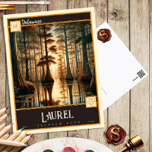 Laurel, Delaware | Vintage Postkarte