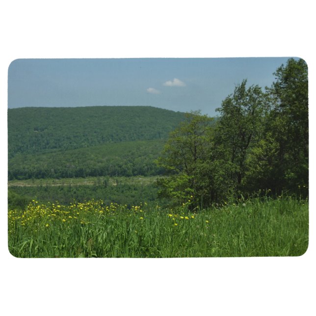 Laurel Highlands Pennsylvania Sommerfotografie Bodenmatte (Vorderseite)