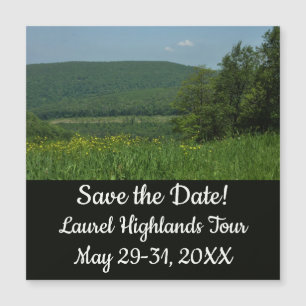 Laurel Highlands Pennsylvania Sommerfotografie Magnetkarte