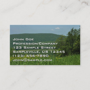 Laurel Highlands Pennsylvania Sommerfotografie Visitenkarte