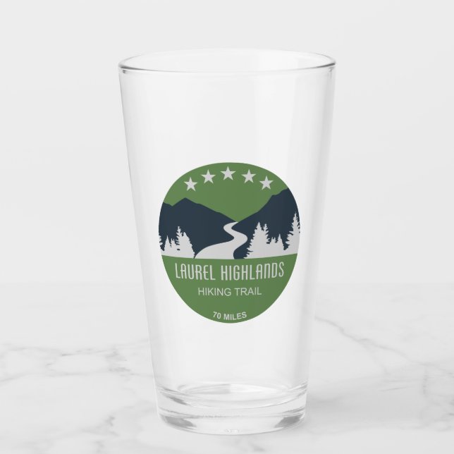 Laurel Highlands Wanderweg Glas (Vorderseite)