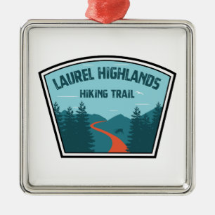 Laurel Highlands Wanderweg Ornament Aus Metall