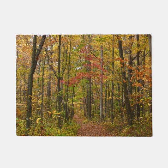 Laurel Hill Trail im Herbst Fußmatte (Vorderseite)