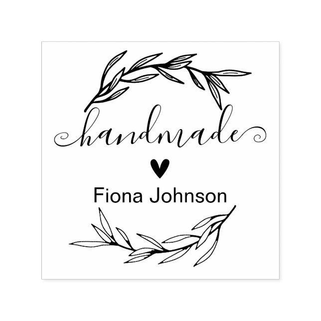 Laurel Leaf Ihre eigenen Handmade erstellen Permastempel (Design)