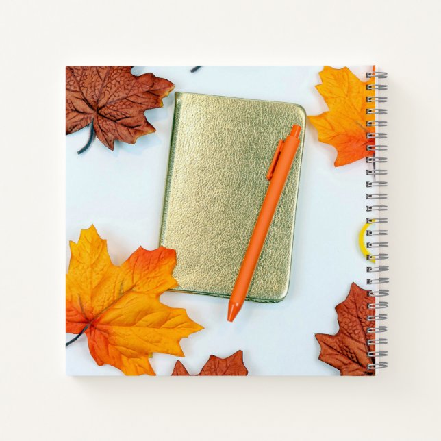 Laurel Leaf Spiral Notebook für kreative Minds Notizbuch (Rückseite)