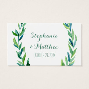 Laurel Olive Leaf Wreath Gastgeschenk Hochzeit Gif