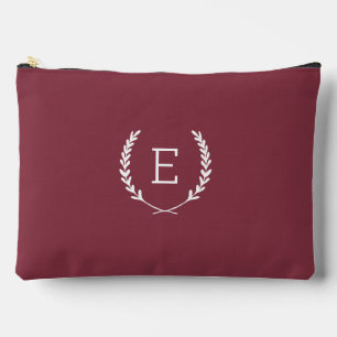 Laurel Wappen Monogram Zubehörtasche