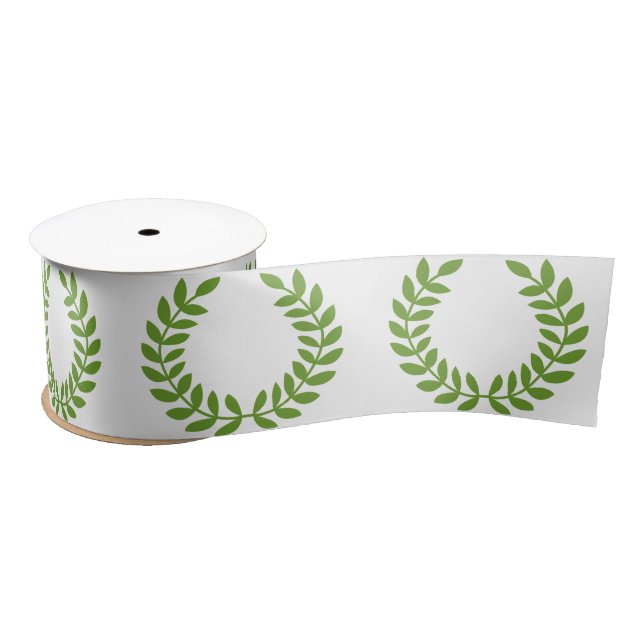 Laurel Wreath (altgriechisches Symbol) Satinband (Spule)