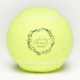 Laurel Wreath Bridesmaid Wedding Party-Geschenk Tennisbälle