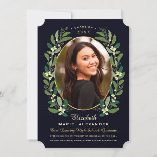 Laurel Wreath Foto Abschluss Ankündigung II