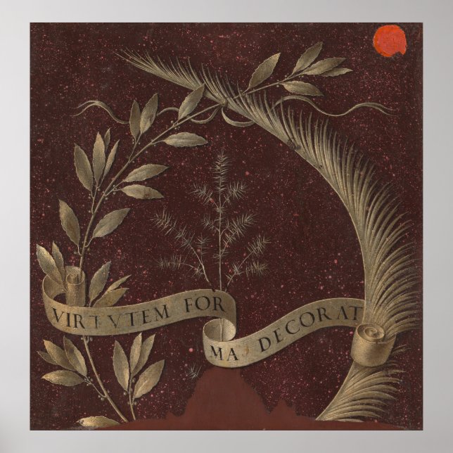 Laurel Wreath - Leonardo da Vinci Poster für schön (Vorne)