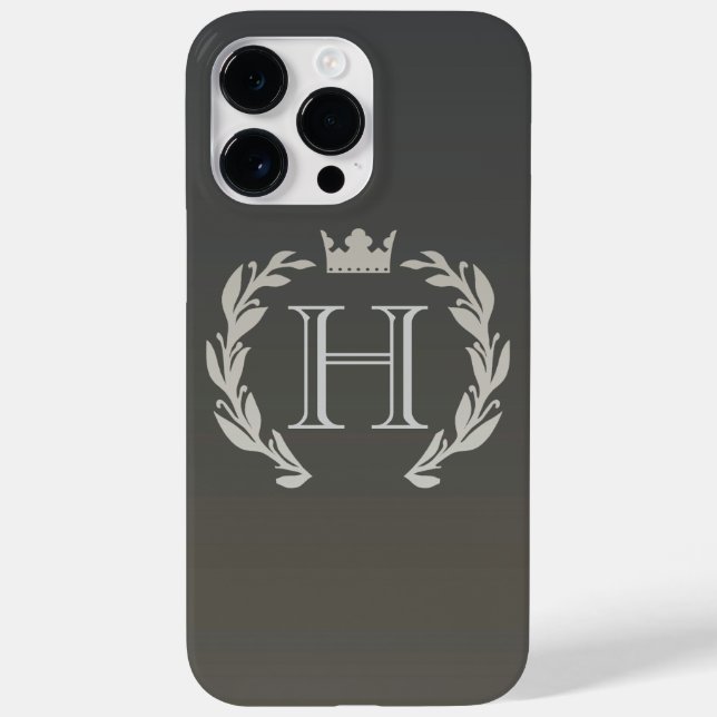 Laurel Wreath Monogram Case-Mate iPhone 14 Pro Max Hülle (Rückseite)