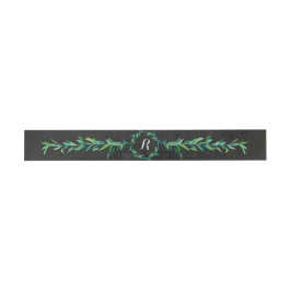 Laurel Wreath Olive Leaf Zweigstelle Modernes Chal Einladungsbanderole