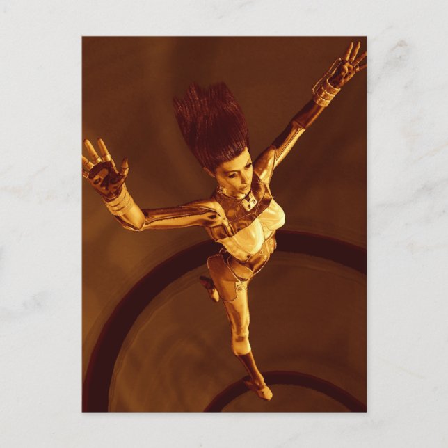 Laureline Postkarte (Vorderseite)