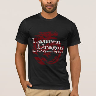 Lauren Drache-Schwarz-Logo-T-Shirt T-Shirt
