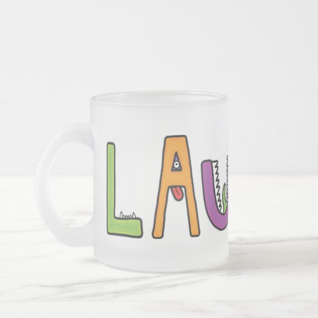 "Lauren" Monster beschriftet Tasse (Links)