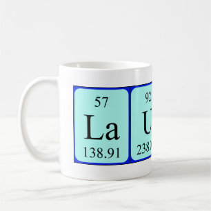 Lauren Namen-Tasse periodischer Tabelle Kaffeetasse