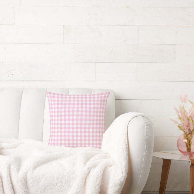 Lauren Pink Kariert Kissen (Liege)