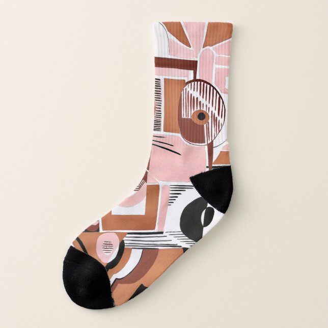 Lauren Rosenberg Original Geometric Socks Socken (Rechts - Innen)
