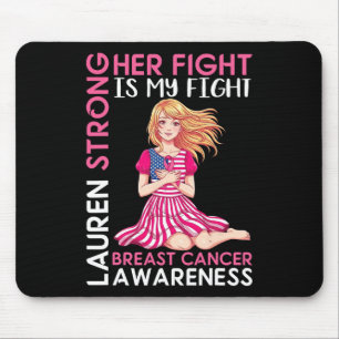 Lauren Starker Brustkrebs Bewusstsein ihres Kampfe Mousepad