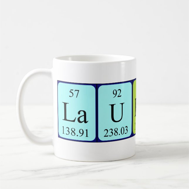 Laurenca Periodenname Tasse (Links)