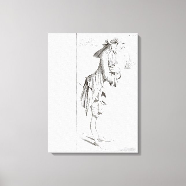 Laurence Sterne Leinwanddruck (Vorderseite)