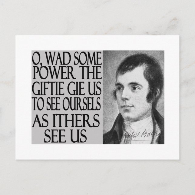 Laus-Zitat Postkarte (Vorderseite)