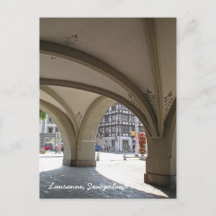 Lausanne, Schweiz Postkarte