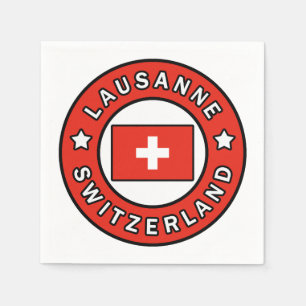 Lausanne Schweiz Serviette