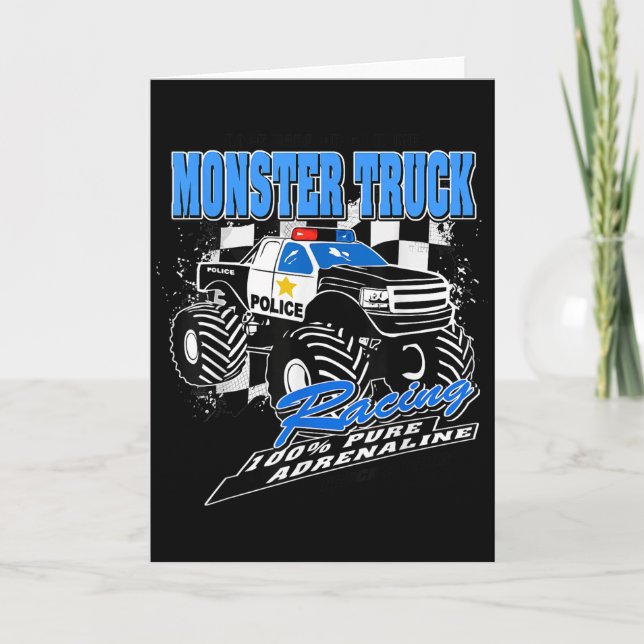 Läuse Monstertruck  Karte (Vorderseite)