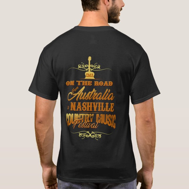 L'Australie au T-shirts de Fest de musique de (Dos)