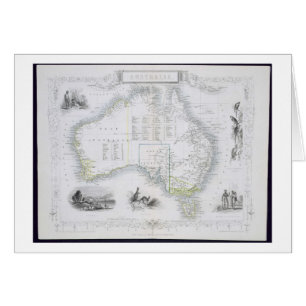 L'Australie, d'une série de cartes du monde a